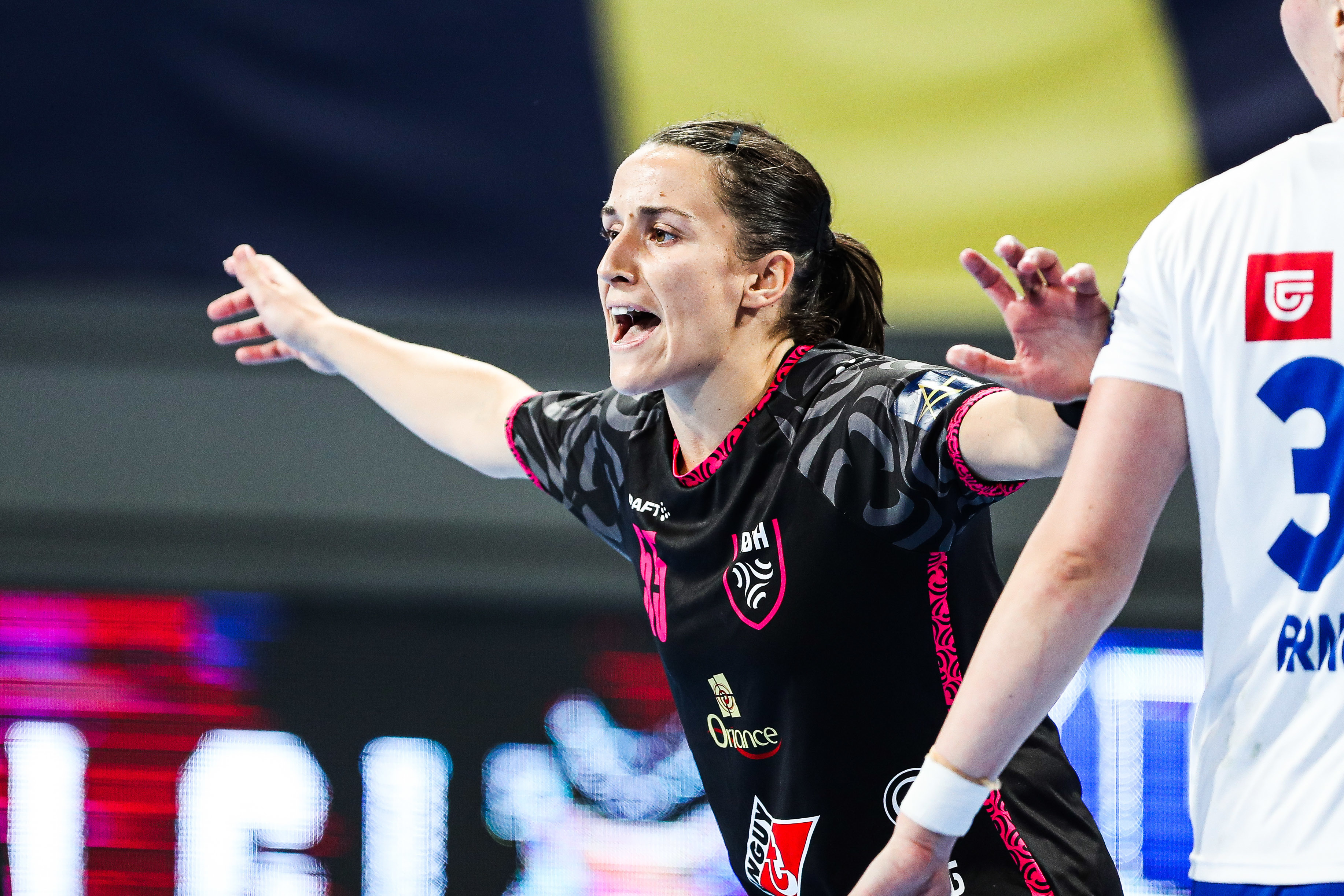 Pauline COATANEA of Brest during the EHF Women's Champions League match between Brest and Podgorica on November 13, 2021 in Brest, France. (Photo by Maxime Le Pihif/Icon Sport) - Pauline COATANEA - Brest (France)