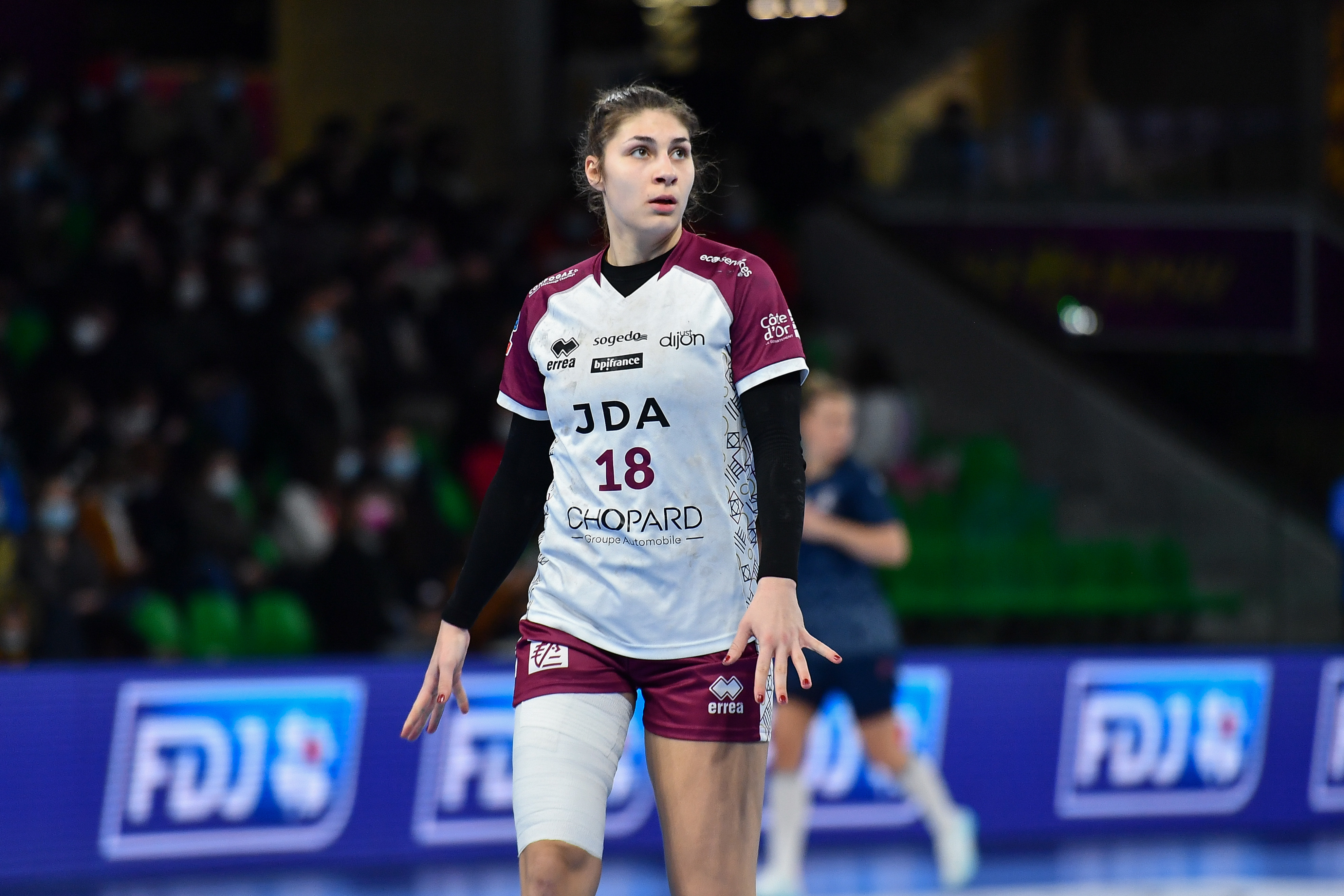 Ilona DI ROCCO of Dijon during the Ligue Butagaz Energie match between Nantes and Dijon on January 12, 2022 in Nantes, France. (Photo by Franco Arland/Icon Sport)
