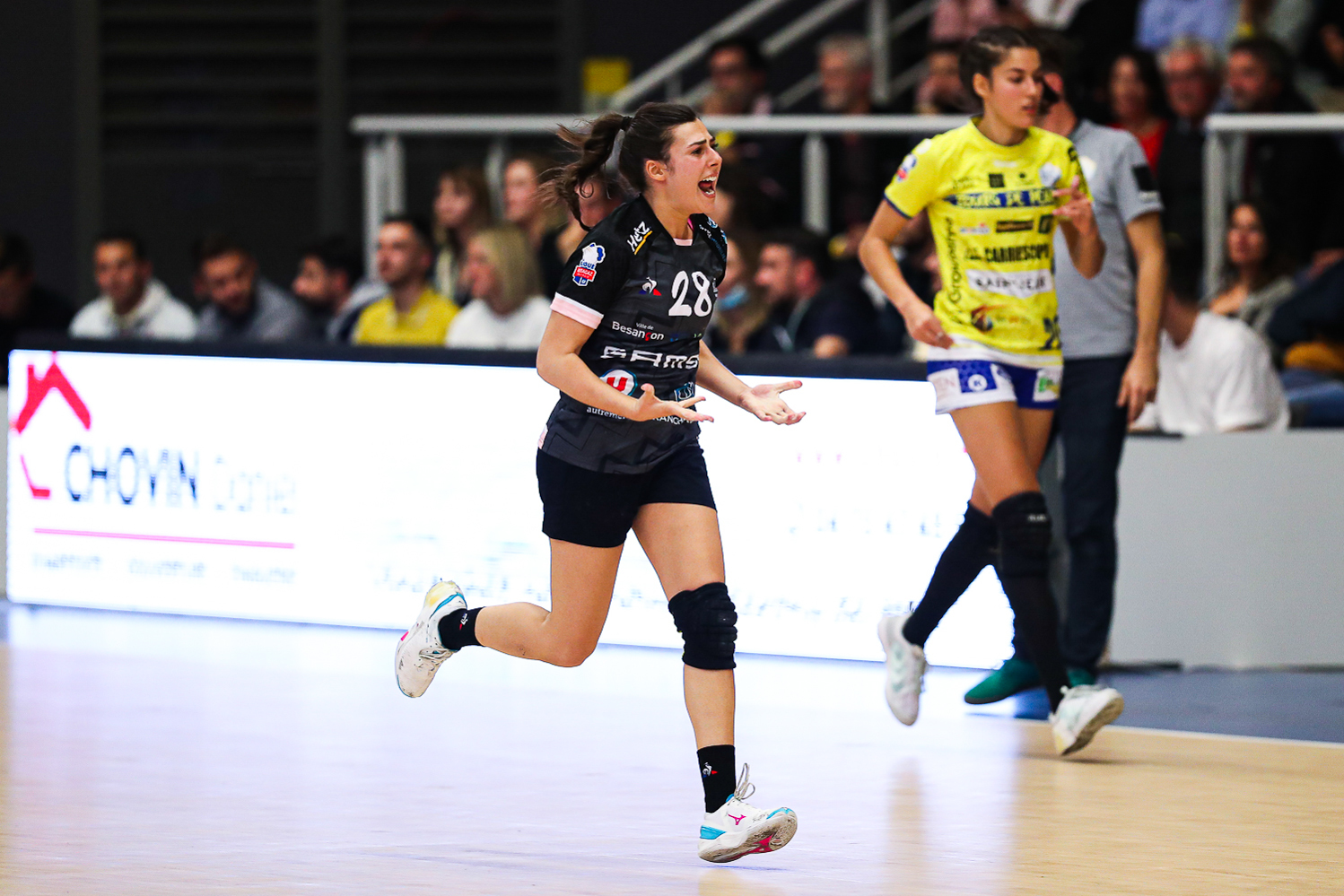 Lucie Granier (ESBF Besançon) during the Ligue Butaguaz Energie match between Bourg de Peage and Besancon on October 20, 2021 in Bourg-de-Peage, France. (Photo by Bertrand Delhomme/Icon Sport) -  (France)
