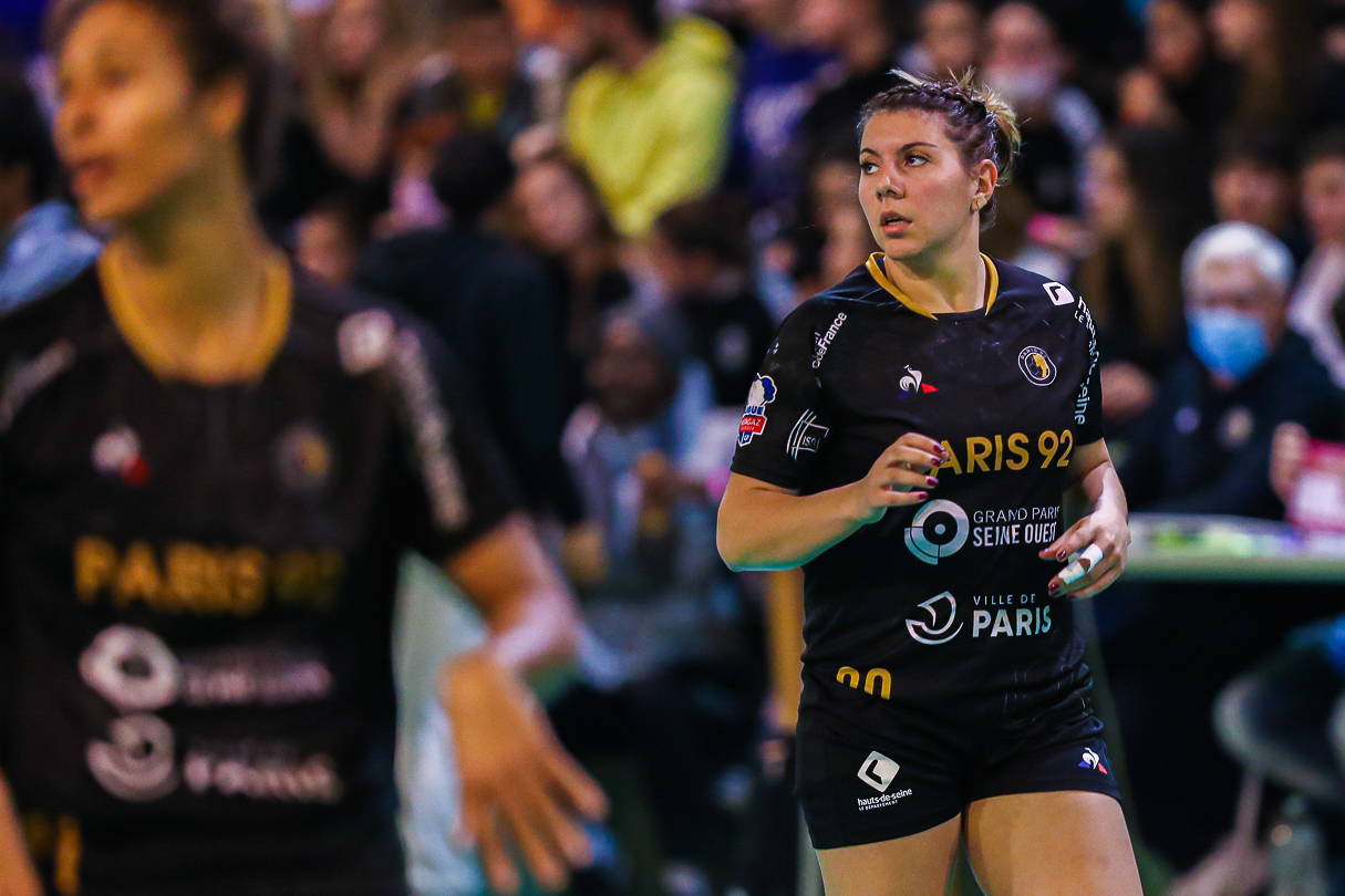 Laura Flippes (Paris 92) during the Ligue Butagaz Energie match between Plan de Cuques and Paris on November 6, 2021 in Marseille, France. (Photo by Bertrand Delhomme/Icon Sport)