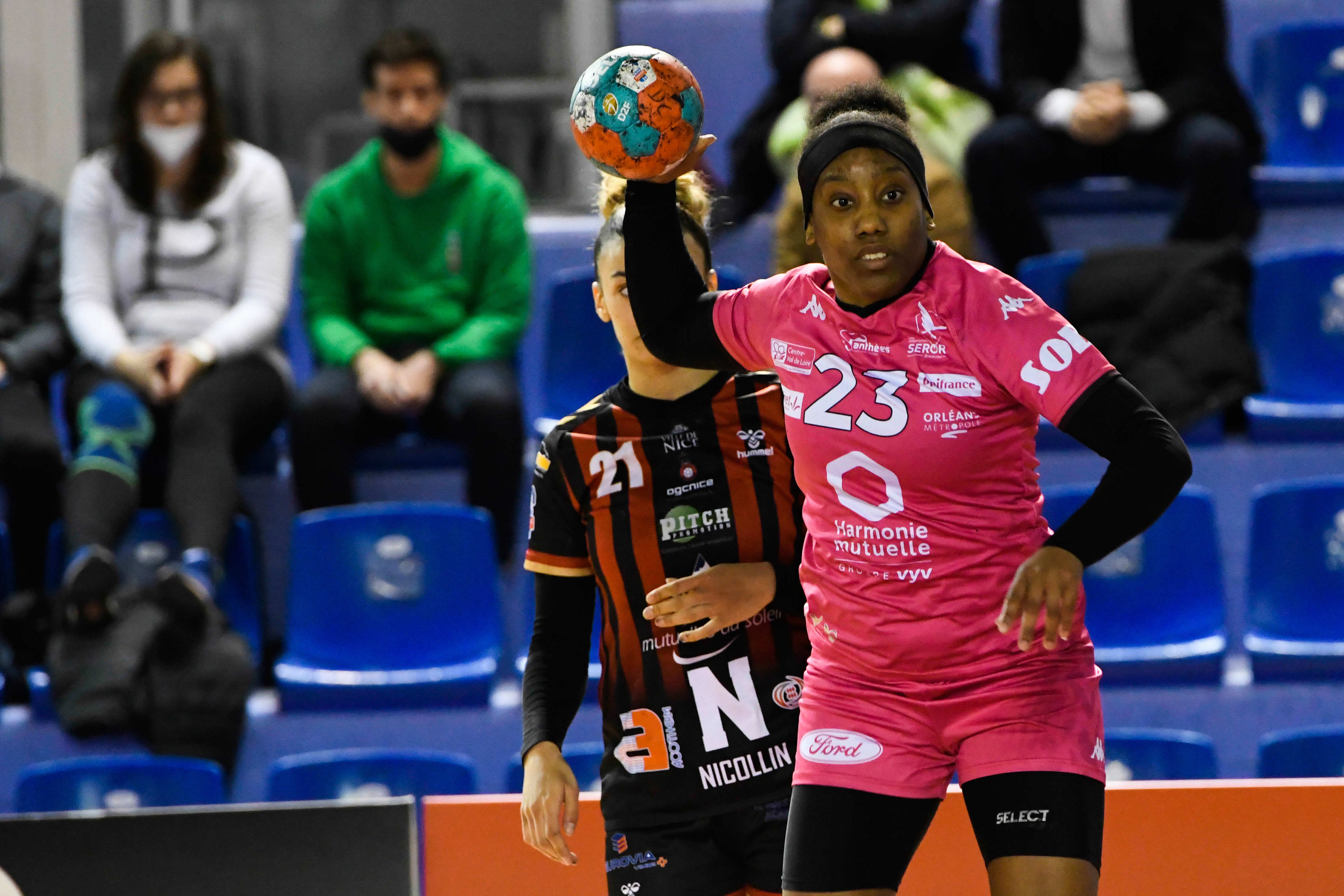 Eyatne RIZO GOMEZ of Fleury during the Ligue Butagaz Energie match between Nice and Fleury at  on January 26, 2022 in Nice, France. (Photo by Pascal Della Zuana/Icon Sport)